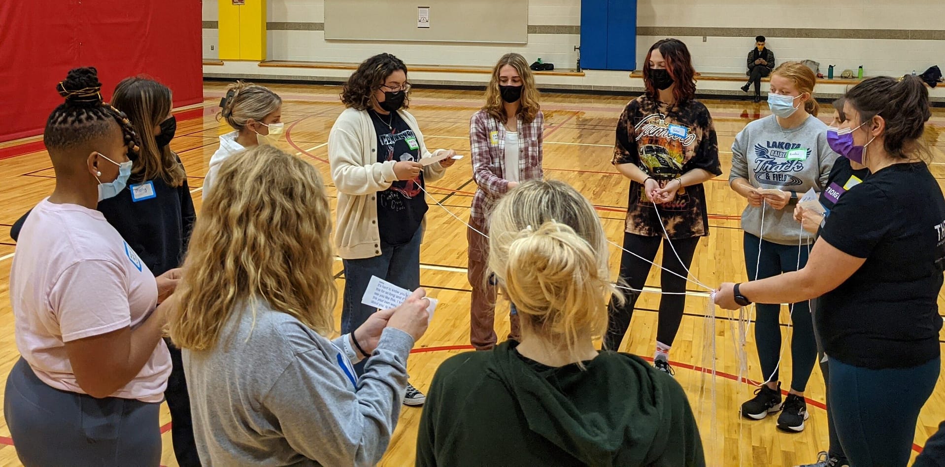 Group of students in an empowerment self-defense class
