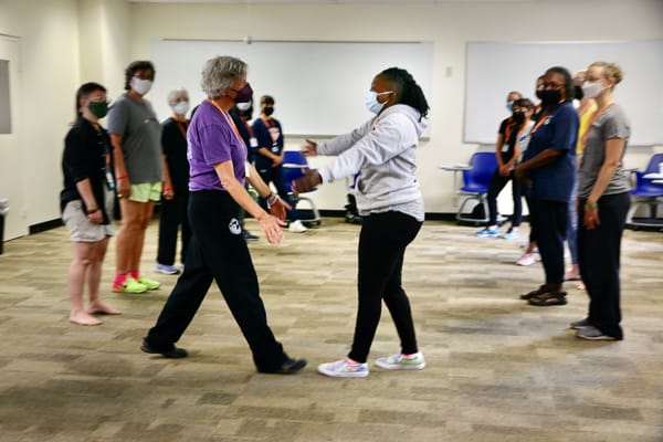 self-defense instructor training Class participants